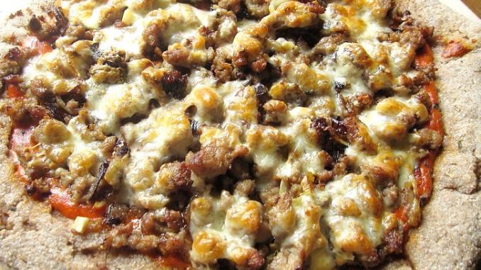 pizza harina integral