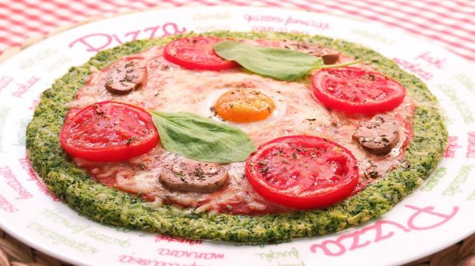 Pizza de brocoli