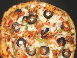 pizza clasica con salsa