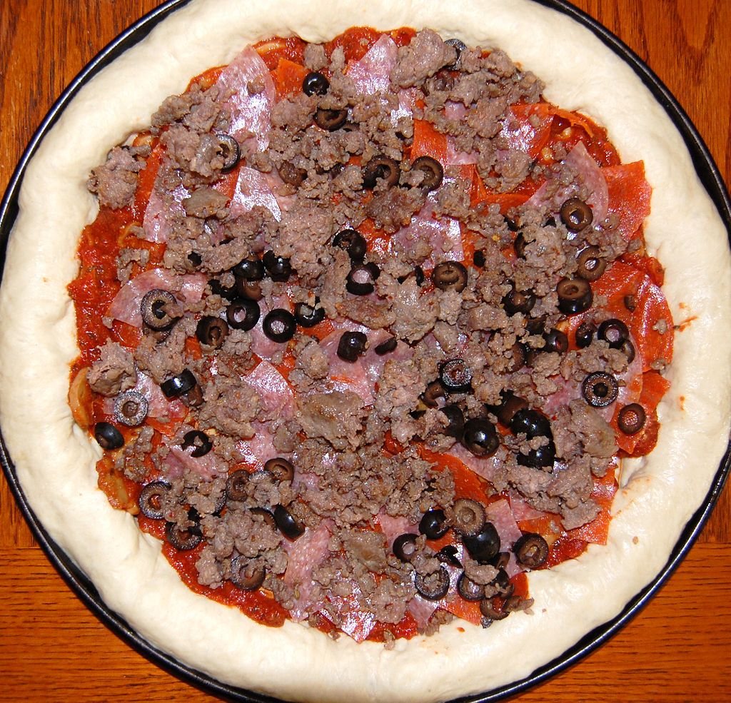 pizzapizza con carne picada chocclo